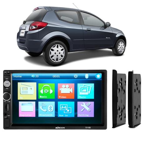 Central Multimidia Mp5 Ford Ka Ranger Eco + Moldura 2 Din - Htech Menor preço em Central Multimidia Mp5 Ford Ka Ranger Eco + Moldura 2 Din - Htech