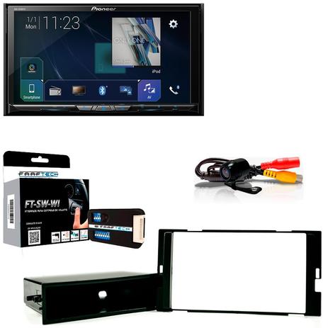 Central Multimídia Nissan Sentra 2014 a 2015 com Pioneer AVH Z9180TV, Câmera De Ré Menor preço em Central Multimídia Nissan Sentra 2014 a 2015 com Pioneer AVH Z9180TV, Câmera De Ré