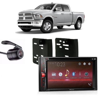Central Multimídia Pioneer AVH-A208BT + Moldura 2 Din + Câmera Ré Dodge Ram - Central pioneer Menor preço em Central Multimídia Pioneer AVH-A208BT + Moldura 2 Din + Câmera Ré Dodge Ram - Central pioneer