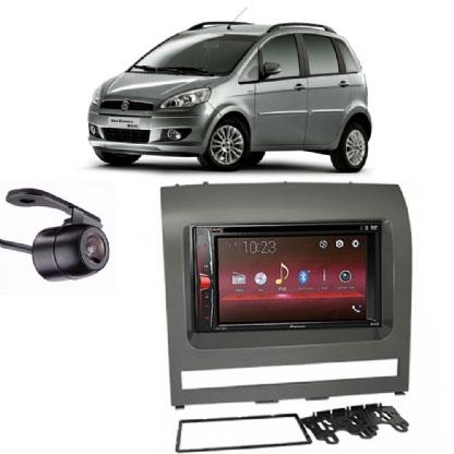 Central Multimídia Pioneer AVH-A208BT + Moldura 2 Din + Câmera Ré Idea 2012 - Central pioneer Menor preço em Central Multimídia Pioneer AVH-A208BT + Moldura 2 Din + Câmera Ré Idea 2012 - Central pioneer