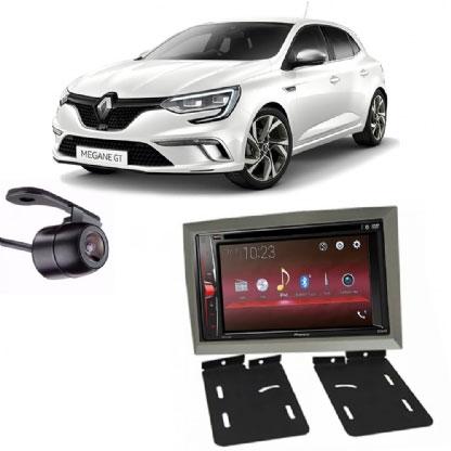 Central Multimídia Pioneer AVH-A208BT + Moldura 2 Din + Câmera ré Megane - Central pioneer Menor preço em Central Multimídia Pioneer AVH-A208BT + Moldura 2 Din + Câmera ré Megane - Central pioneer