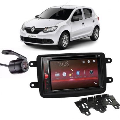 Central Multimídia Pioneer AVH-A208BT + Moldura 2 Din + Câmera Ré Sandero - Central pioneer é boa?