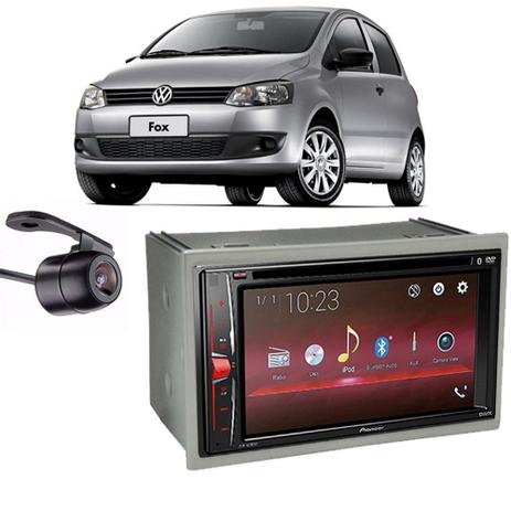 Central Multimídia Pioneer Avh-G228bt + Moldura 2 Din + Câmera Ré Fox Menor preço em Central Multimídia Pioneer Avh-G228bt + Moldura 2 Din + Câmera Ré Fox