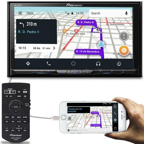 Central Multimídia Receiver Pioneer AVH-Z9180TV 7” Bluetooth Espelhamento Android iOS TV HDMI DVD CD Menor preço em Central Multimídia Receiver Pioneer AVH-Z9180TV 7” Bluetooth Espelhamento Android iOS TV HDMI DVD CD