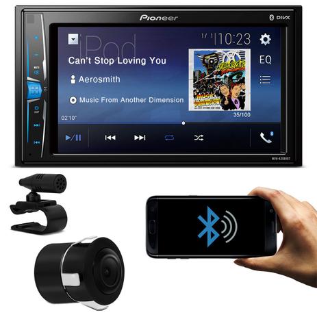 Central Multimídia Receiver Pioneer MVHA208VBT 6.2” Bluetooth USB MP3 + Câmera Ré Colorida 2 em 1 - Prime Menor preço em Central Multimídia Receiver Pioneer MVHA208VBT 6.2” Bluetooth USB MP3 + Câmera Ré Colorida 2 em 1 - Prime