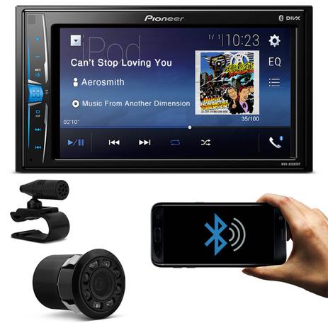 Central Multimídia Receiver Pioneer MVHA208VBT 6.2” Bluetooth USB MP3 + Câmera Ré Mini Colorida - Prime Menor preço em Central Multimídia Receiver Pioneer MVHA208VBT 6.2” Bluetooth USB MP3 + Câmera Ré Mini Colorida - Prime