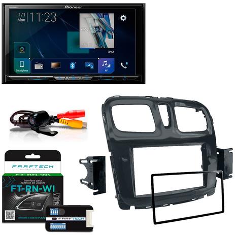 Central Multimidia Renault Logan 2015 em Diante com Pioneer AVH Z9180TV e Camera de Re Menor preço em Central Multimidia Renault Logan 2015 em Diante com Pioneer AVH Z9180TV e Camera de Re