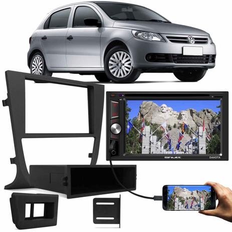 Central Multimídia Shutt Dakota 6.2” Bluetooth USB Mp3 Micro SD + Moldura Gol Voyage Saveiro G5 Menor preço em Central Multimídia Shutt Dakota 6.2” Bluetooth USB Mp3 Micro SD + Moldura Gol Voyage Saveiro G5