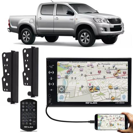 Central Multimídia Shutt Las Vegas 7” Bluetooth USB Espelhamento Android IOS + Moldura Linha Toyota Menor preço em Central Multimídia Shutt Las Vegas 7” Bluetooth USB Espelhamento Android IOS + Moldura Linha Toyota