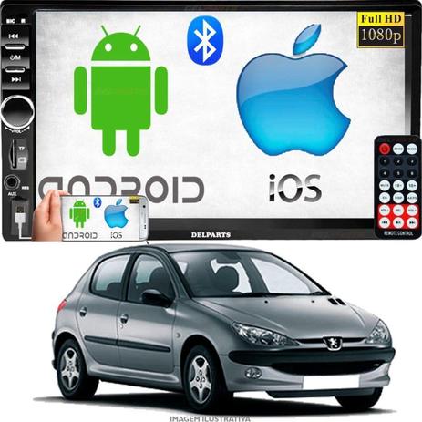 Central Multimidia Som Player Mp5 Android Ios Peugeot 206 2000 - 2002 - First Option Menor preço em Central Multimidia Som Player Mp5 Android Ios Peugeot 206 2000 - 2002 - First Option