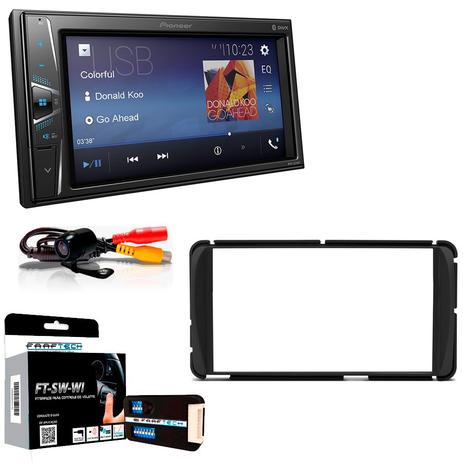 Central Multimidia Toyota Etios 2012 A 2015 com Pioneer MVH G218BT e Camera de Re Menor preço em Central Multimidia Toyota Etios 2012 A 2015 com Pioneer MVH G218BT e Camera de Re
