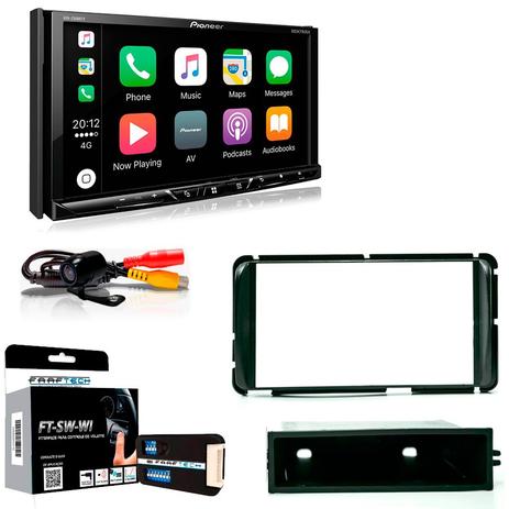 Central Multimídia Toyota Etios 2013 a 2015 com Pioneer AVH Z5180TV, Câmera De Ré e Moldura Menor preço em Central Multimídia Toyota Etios 2013 a 2015 com Pioneer AVH Z5180TV, Câmera De Ré e Moldura