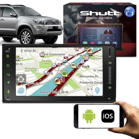 Central Multimídia Toyota Hilux SW4 06 a 11 Android 7 Pol Touch BT GPS Espelhamento Via WiFi Shutt Menor preço em Central Multimídia Toyota Hilux SW4 06 a 11 Android 7 Pol Touch BT GPS Espelhamento Via WiFi Shutt