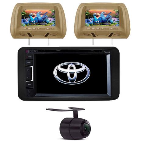 Central Multimídia Toyota Sw4 Hilux Sw4 2006 2007 2008 2009 2010 2011 + par de encosto Bege - Hetzer Menor preço em Central Multimídia Toyota Sw4 Hilux Sw4 2006 2007 2008 2009 2010 2011 + par de encosto Bege - Hetzer