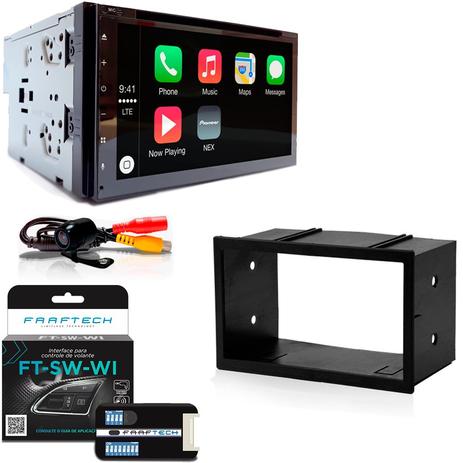 Central Multimidia VW Fox 2009 a 2013 com Multilaser Evolve X, Camera de Re e Moldura Menor preço em Central Multimidia VW Fox 2009 a 2013 com Multilaser Evolve X, Camera de Re e Moldura
