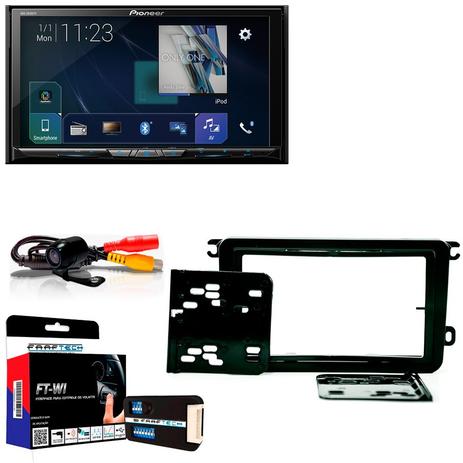 Central Multimídia VW Gol G7 2016 a 2017 com Pioneer AVH Z9180TV e Câmera De Ré Menor preço em Central Multimídia VW Gol G7 2016 a 2017 com Pioneer AVH Z9180TV e Câmera De Ré