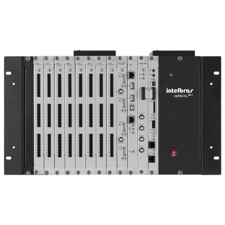 Central PABX Digital Impacta Rack 300 24 Ramais 4320215 - Intelbras Menor preço em Central PABX Digital Impacta Rack 300 24 Ramais 4320215 - Intelbras