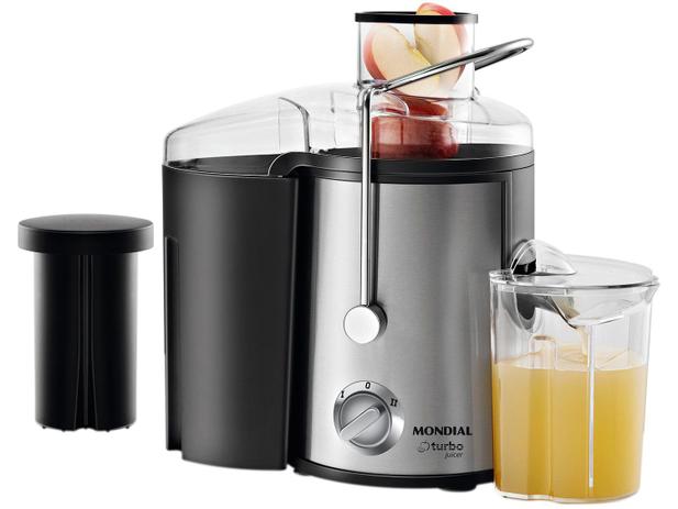 Centrífuga de Frutas Mondial Turbo Juicer 350W - 02 Velocidades Jarra de 350ml