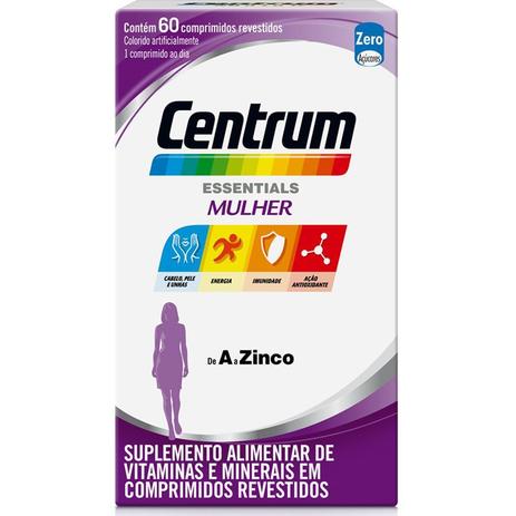 Centrum Mulher Essentials Com 60 Comprimidos Menor preço em Centrum Mulher Essentials Com 60 Comprimidos