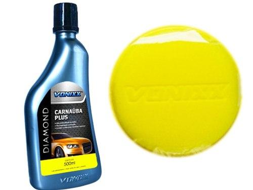 Cera Automotiva De Carnaúba Plus Liquida + Apl Brinde Vonixx Menor preço em Cera Automotiva De Carnaúba Plus Liquida + Apl Brinde Vonixx
