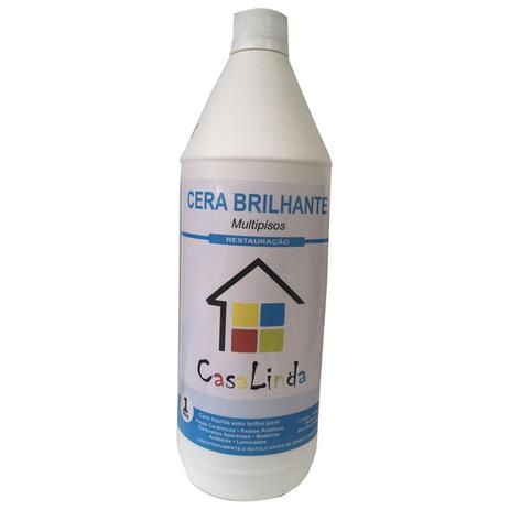 Cera brilhante para piso multisos casa linda 1l ww - Casalinda Menor preço em Cera brilhante para piso multisos casa linda 1l ww - Casalinda
