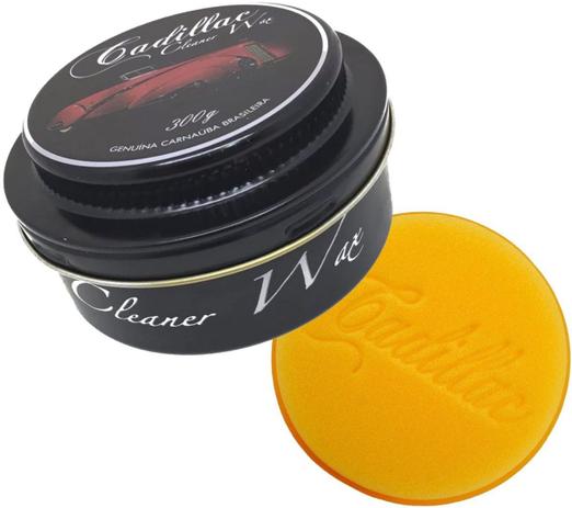 Cera Cadillac Cleaner Wax Automotiva Limpadora Carnaúba 300g Menor preço em Cera Cadillac Cleaner Wax Automotiva Limpadora Carnaúba 300g