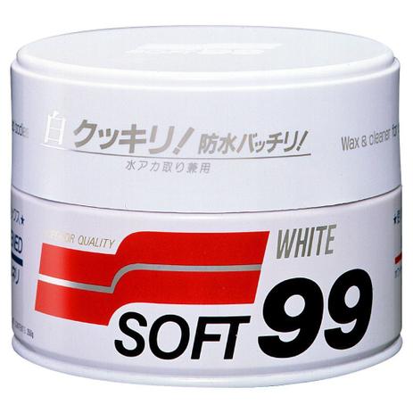 Cera Carnaúba para Carros Brancos - 350g Soft99 White Wax Cleaner Menor preço em Cera Carnaúba para Carros Brancos - 350g Soft99 White Wax Cleaner