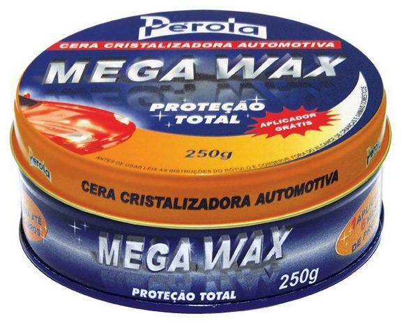 Cera Cristalizadora Mega Wax Em Pasta Perola 250 G Menor preço em Cera Cristalizadora Mega Wax Em Pasta Perola 250 G