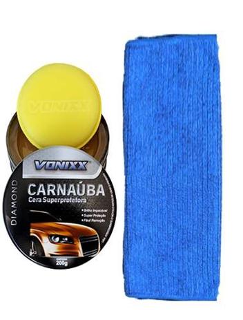 Cera De Carnauba Automotiva Aplicador E Pano 200g Vonixx é boa?