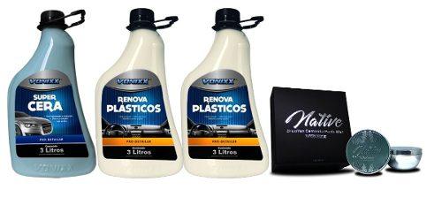 Cera De Carnauba Nateve Super Cera 2 Renova Plasticos Vonixx Menor preço em Cera De Carnauba Nateve Super Cera 2 Renova Plasticos Vonixx