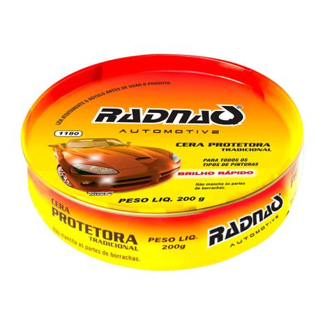 Cera de Polimento Protetora em Pasta RADNAQ 200g aplicado em todo tipo de pintura automotiva é ruim? Cera de Polimento Protetora em Pasta RADNAQ 200g aplicado em todo tipo de pintura automotiva é boa?