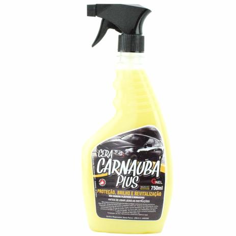 Cera liquida automotiva cristalizadora carnauba plus - 750ml - Gnel Menor preço em Cera liquida automotiva cristalizadora carnauba plus - 750ml - Gnel