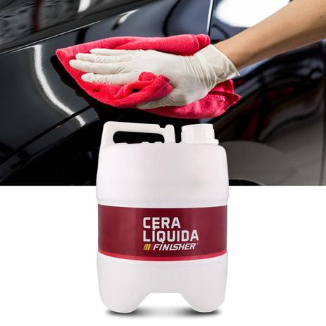Cera Líquida Automotiva Finisher 5 Litros Brilho Instantâneo Menor preço em Cera Líquida Automotiva Finisher 5 Litros Brilho Instantâneo