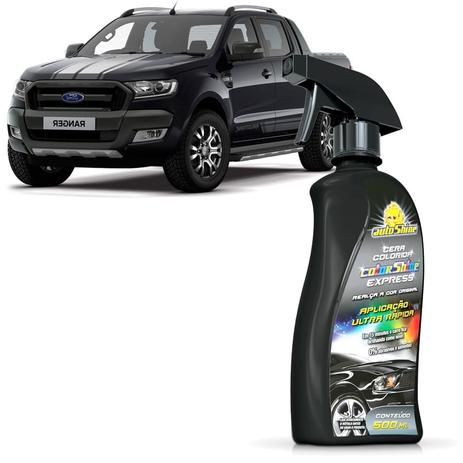 Cera Liquida Colorida Express Preta 500ml Autoshine Menor preço em Cera Liquida Colorida Express Preta 500ml Autoshine