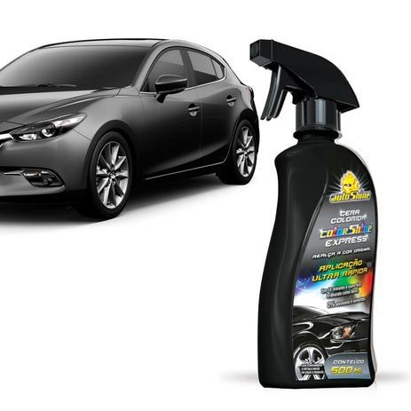 Cera Liquida Colorida Express Preto 500ml Autoshine Menor preço em Cera Liquida Colorida Express Preto 500ml Autoshine