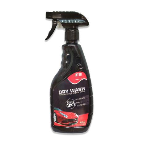Cera Líquida NT70 Dry Wash Efeito 3x1 NT Auto Menor preço em Cera Líquida NT70 Dry Wash Efeito 3x1 NT Auto