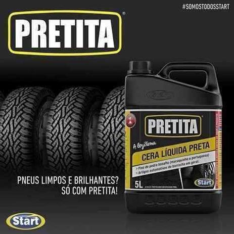Cera Liquida Preta 2l Start Pretita Menor preço em Cera Liquida Preta 2l Start Pretita