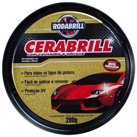 Cera Tradicional 200g Cera Brill Rodabrill Menor preço em Cera Tradicional 200g Cera Brill Rodabrill