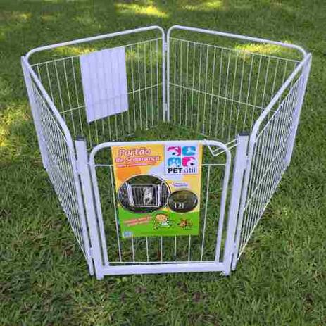 Cercado Cães Canil Pet Cão Cachorro 4/90 C/ Portão - Pet util é ruim? Cercado Cães Canil Pet Cão Cachorro 4/90 C/ Portão - Pet util é boa?