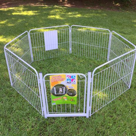Cercado Para Canil Cães Cachorro 6/90 Com Portão e Kit - Pet util Menor preço em Cercado Para Canil Cães Cachorro 6/90 Com Portão e Kit - Pet util