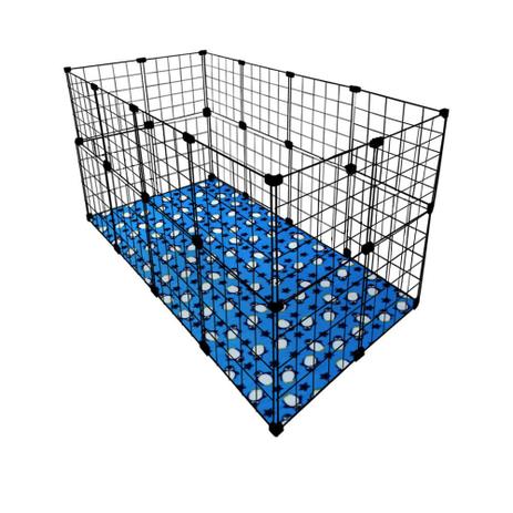 Cercado Porquinho da Índia 60x120x60cm Preto Com Soft - Iguanna é boa?