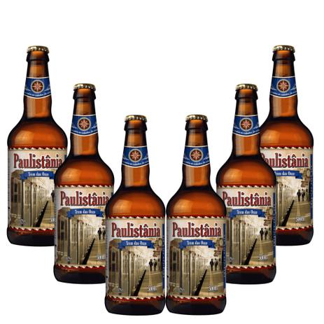Cerveja Artesanal Paulistania Apa Trem das Onze 500ml 6 Un Menor preço em Cerveja Artesanal Paulistania Apa Trem das Onze 500ml 6 Un