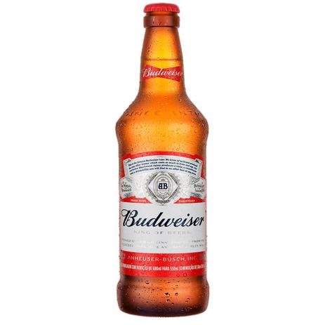 Cerveja Budweiser 550ml Menor preço em Cerveja Budweiser 550ml