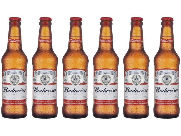 Cerveja Budweiser Pack American Standard Lager - 6 Unidades 330ml é boa?