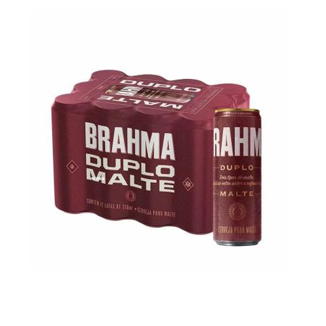 Cerveja Duplo Malte 350ml Lata CX 12 UN Brahma Menor preço em Cerveja Duplo Malte 350ml Lata CX 12 UN Brahma