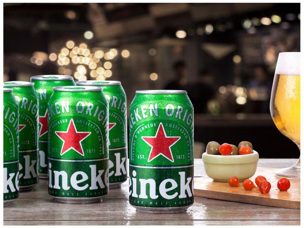 Cerveja Heineken Premium Puro Malte Pilsen Lager – 12 Unidades Lata 350ml