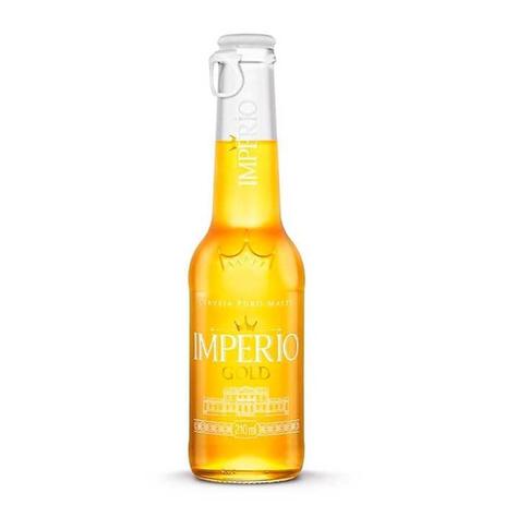 Cerveja Imperio Gold Puro Malte 210ml - Cervejaria cidade imperial Menor preço em Cerveja Imperio Gold Puro Malte 210ml - Cervejaria cidade imperial