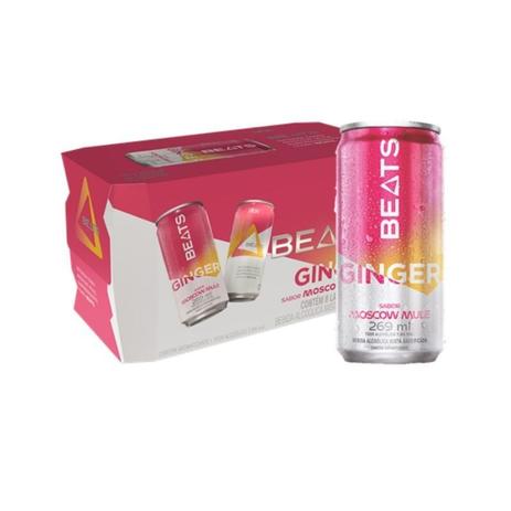 Cerveja Skol Beats Ginger sabor Moscow Mule lata 269 ml 8 Unidades Menor preço em Cerveja Skol Beats Ginger sabor Moscow Mule lata 269 ml 8 Unidades