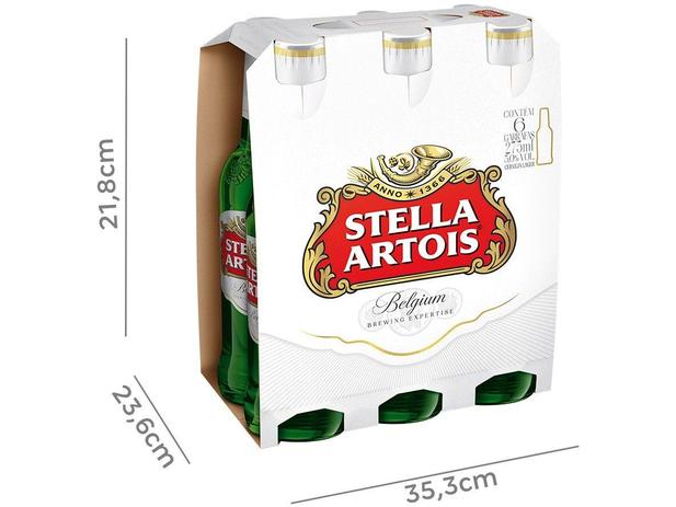 Cerveja Stella Artois Lager 6 Unidades 275ml