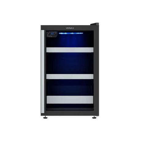 Cervejeira Blue Light 100 L 220 V Preta - VENAX Menor preço em Cervejeira Blue Light 100 L 220 V Preta - VENAX